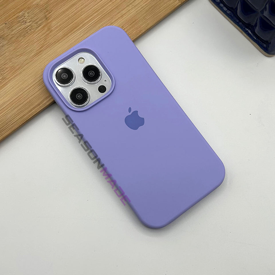 iPhone 15 Series Liquid Silicone Case Cover Viola Lavender