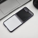 Chrome Hard Case Anti-Yellow for Samsung Galaxy Z Flip 6 | Premium Chrome Finish | Non-Slip Grip