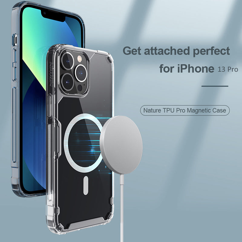 Nillkin iPhone 15 Series Magsafe Clear Drop Resistant Magnetic Case Cover