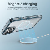 Nillkin iPhone 15 Series Magsafe Clear Drop Resistant Magnetic Case Cover