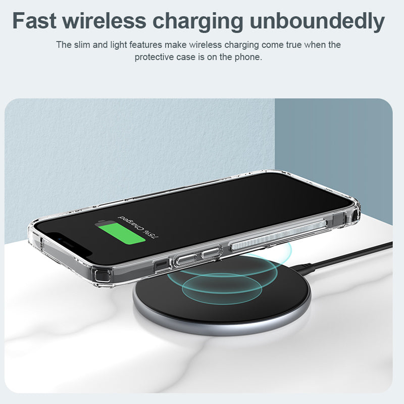 Nillkin iPhone 15 Series Magsafe Clear Drop Resistant Magnetic Case Cover