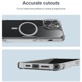 Nillkin iPhone 15 Series Magsafe Clear Drop Resistant Magnetic Case Cover