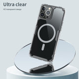 Nillkin iPhone 15 Series Magsafe Clear Drop Resistant Magnetic Case Cover
