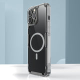 Nillkin iPhone 15 Series Magsafe Clear Drop Resistant Magnetic Case Cover