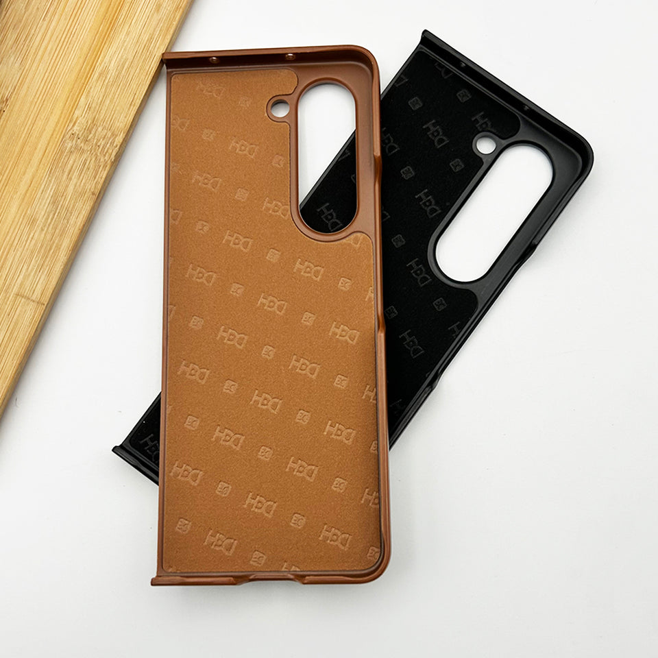 Samsung Galaxy Z Fold 5 PU Leather Case Cover With S Pen Slot