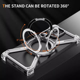 Samsung Galaxy S25 Ultra X Shape Metal Magnetic Magsafe Case Ringstand