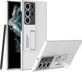 Samsung Galaxy S23 Ultra Frost Kickstand Camera Protection Case Cover