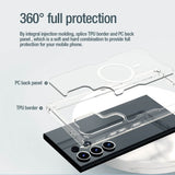 Samsung Galaxy S24 Ultra Cover Non Yellow Transparent Nillkin TPU PRO Magnetic Case