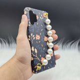Orange Flower Pearl Holder Printed Case Cover