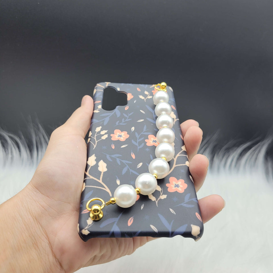 Orange Flower Pearl Holder Printed Case Cover