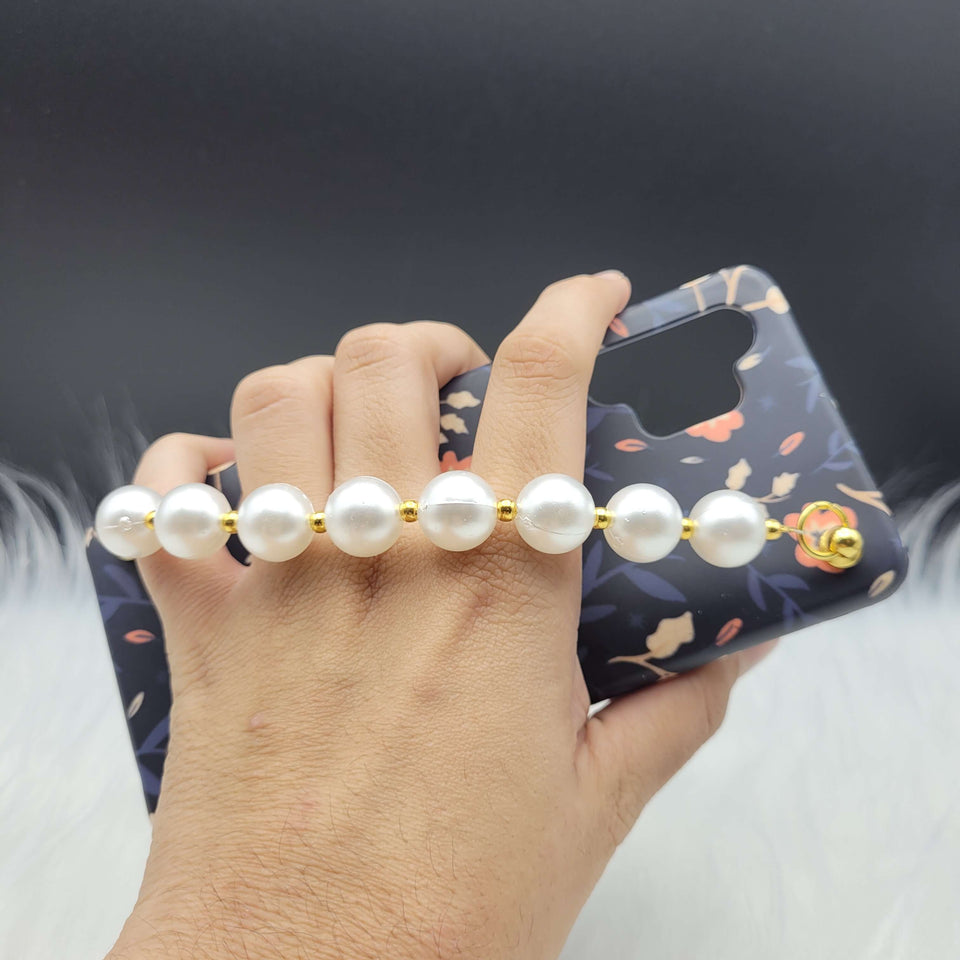 Orange Flower Pearl Holder Printed Case Cover