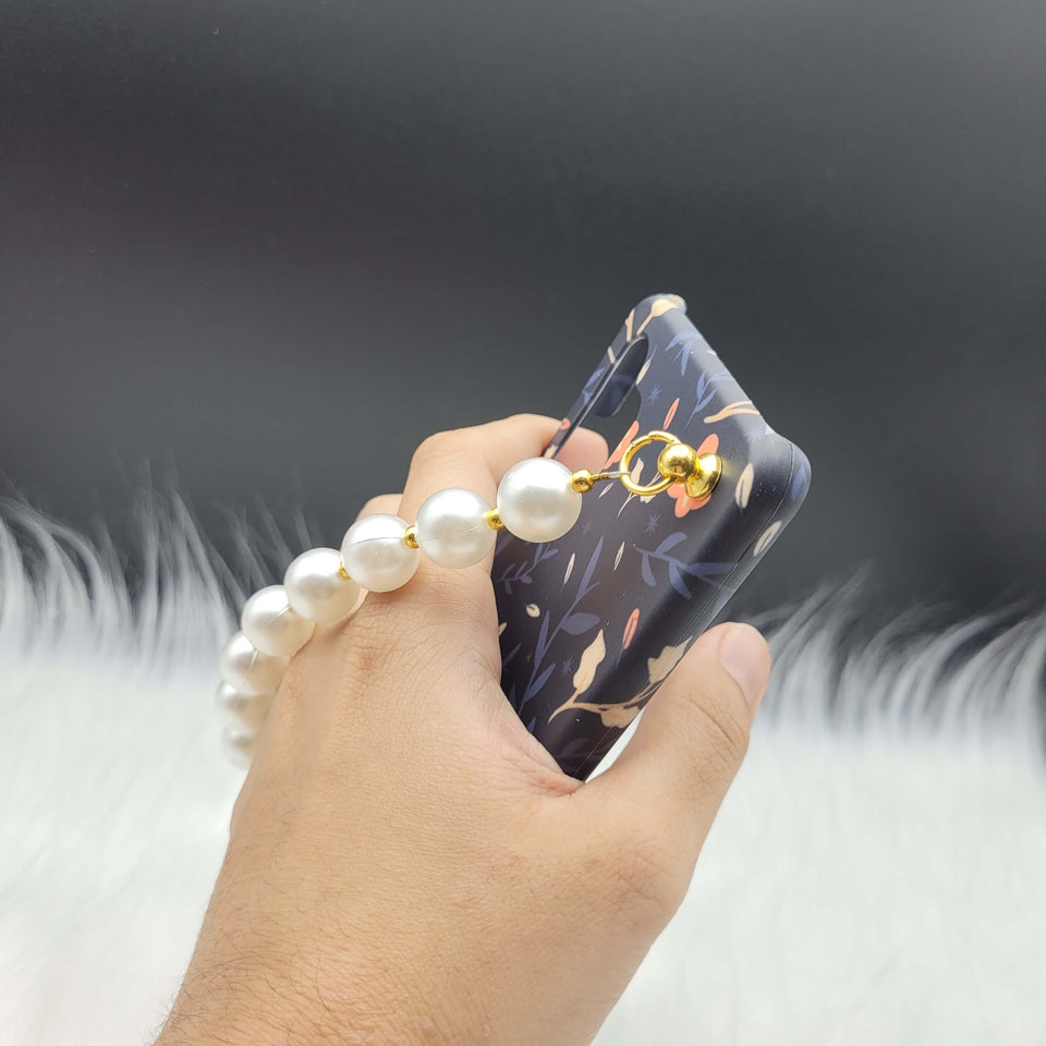 Orange Flower Pearl Holder Printed Case Cover