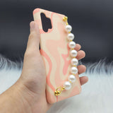 Pink Swirl Pearl Holder Printed Case Cover