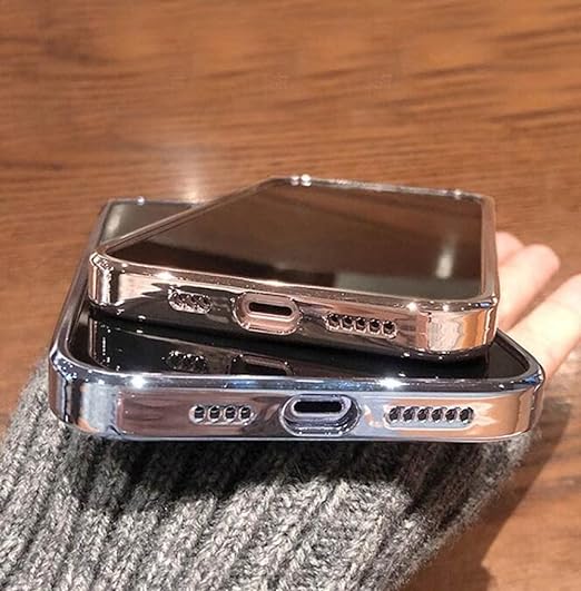 iPhone Luxury Crystal Diamond Plating Lens Protection Clear Transparent Matte Case Cover