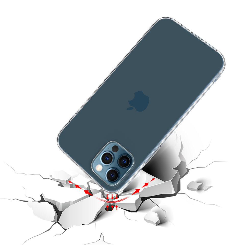 Apple iPhone Transparent TPU Silicone Case Cover