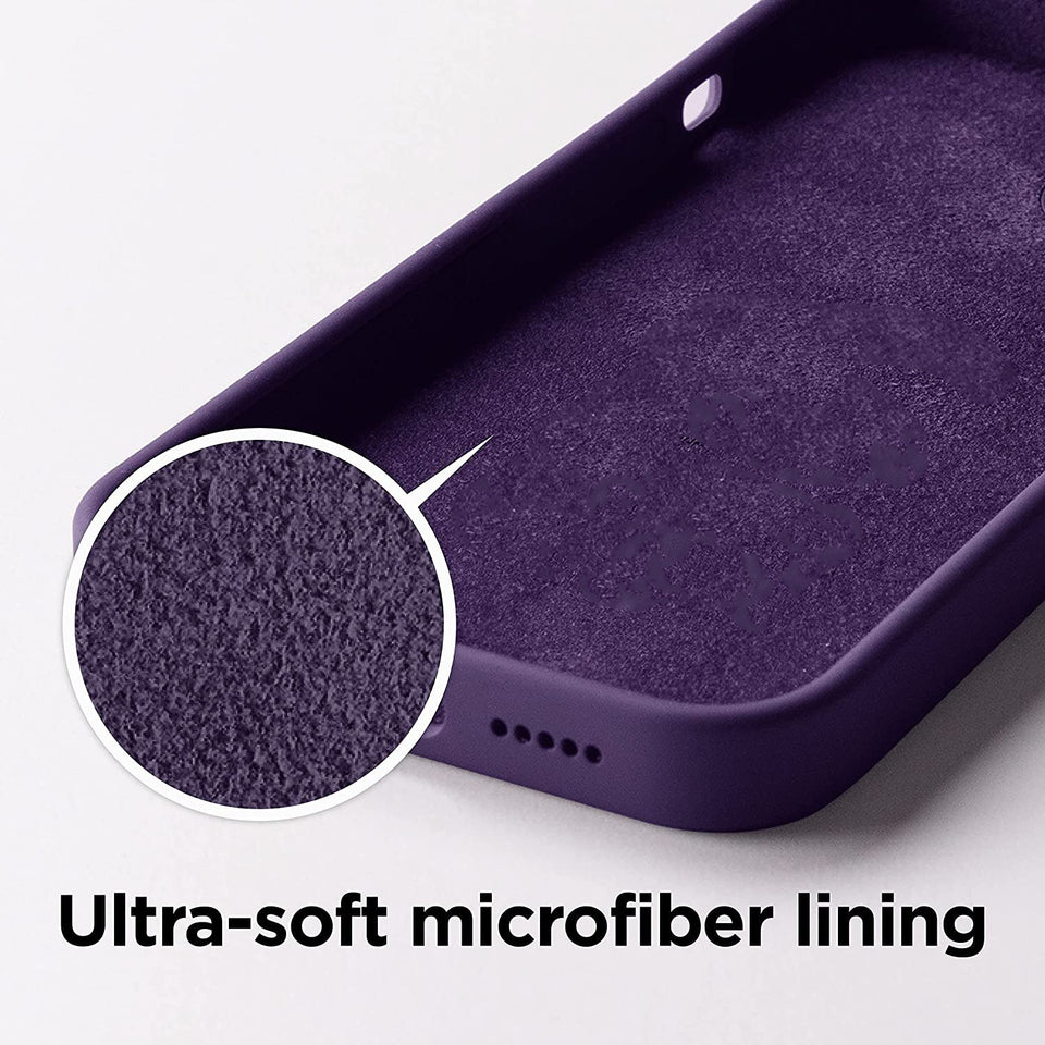 iPhone Deep Purple Premium Silicone Case Cover
