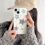 iPhone Star Holographic Design Cover Case