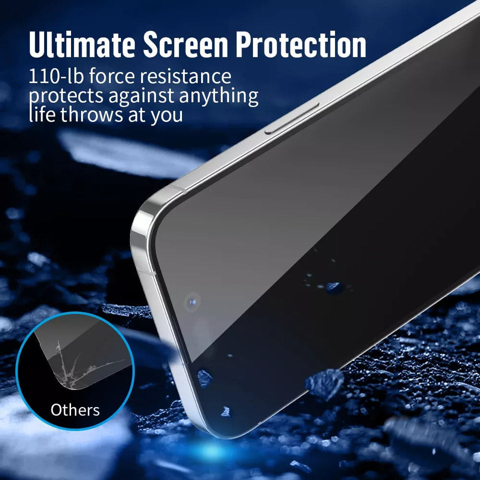 Anti Static Dustproof HD Clear Tempered Glass For iPhone