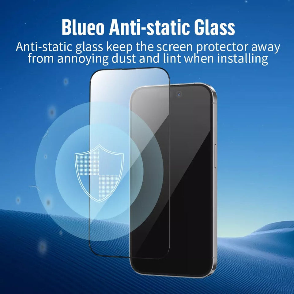 Anti Static Dustproof HD Clear Tempered Glass For iPhone
