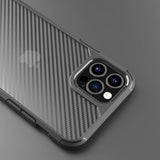 iPhone Matte Carbon Fiber Design Shockproof Case Cover