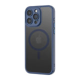iPhone 15 Series Translucent Matte Finish Camera Lens Protection Magnetic Magsafe Case Cover
