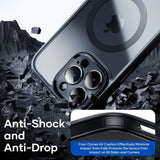 iPhone 15 Series Translucent Matte Finish Camera Lens Protection Magnetic Magsafe Case Cover
