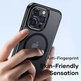 iPhone 15 Series Translucent Matte Finish Camera Lens Protection Magnetic Magsafe Case Cover