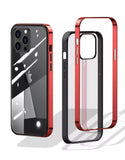 iPhone Luxury Chrome Plating Bumper Clear Case Cover