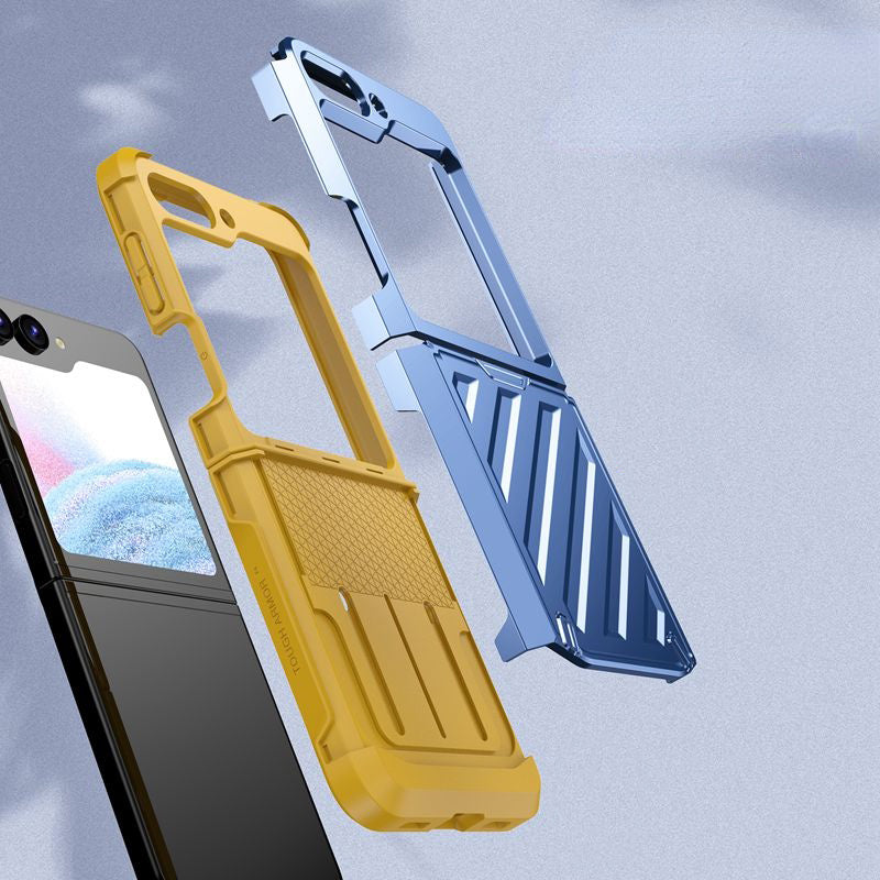 Samsung Galaxy Z Flip 5 Dual Carbon Layer Rugged Protection Case Cover Clearance Sale