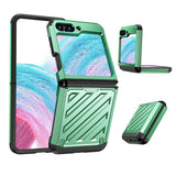 Samsung Galaxy Z Flip 5 Dual Carbon Layer Rugged Protection Case Cover Clearance Sale