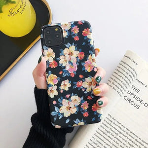 iPhone Ultra Thin Cute Floral Hard Shell Case Cover