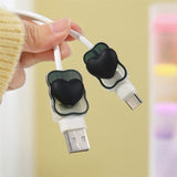 iPhone Cable Protector and Adapter Charging Case Love Heart Transparent