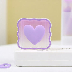 iPhone Cable Protector and Adapter Charging Case Love Heart Transparent