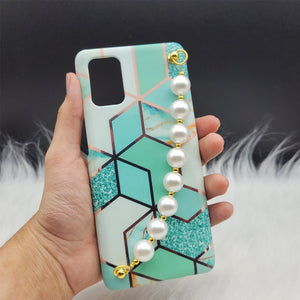 Green Marble Pearl Holder Designer Case Cover