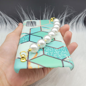 Green Marble Pearl Holder Designer Case Cover