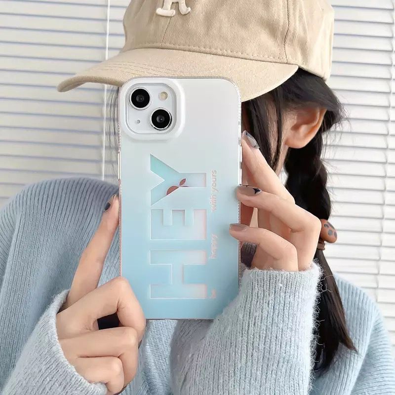 iPhone Hey Design Hollographic Cover Case Clearance