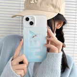iPhone Hey Design Hollographic Cover Case