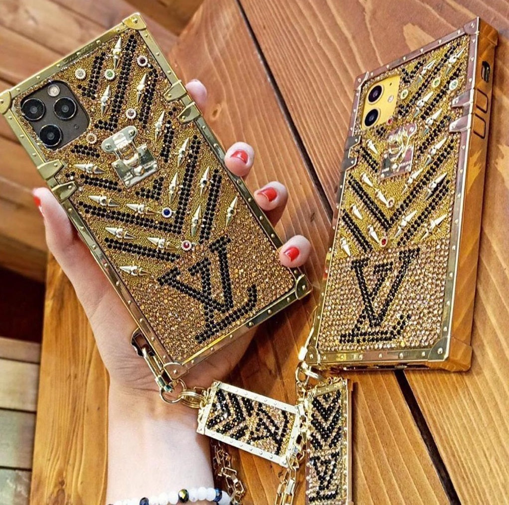 louis vuitton phone case iphone 14 pro max with chain