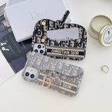 iPhone Luxury Brand CD Card Holder Case Cover