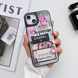 iPhone Luxury Brand Reflective Mirror Phone Case Clearance Sale