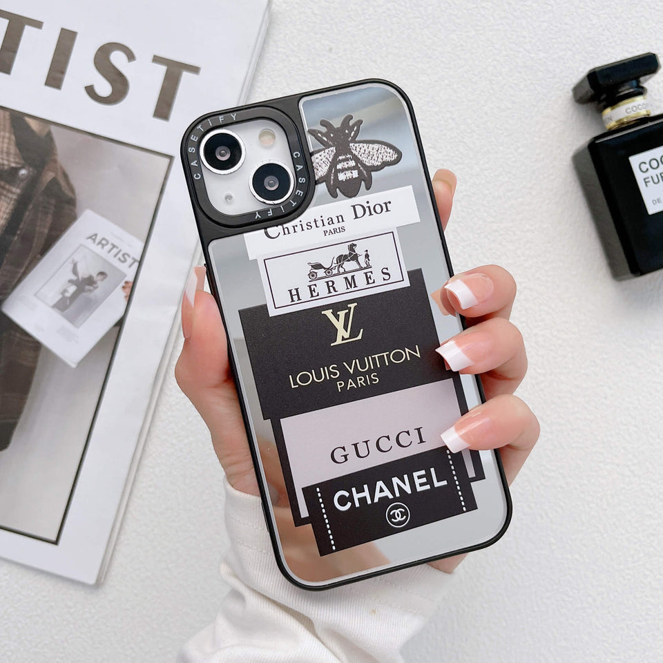 iPhone Luxury Brand Reflective Mirror Phone Case Clearance Sale