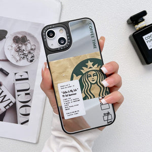 iPhone Luxury Brand Reflective Mirror Phone Case Clearance Sale