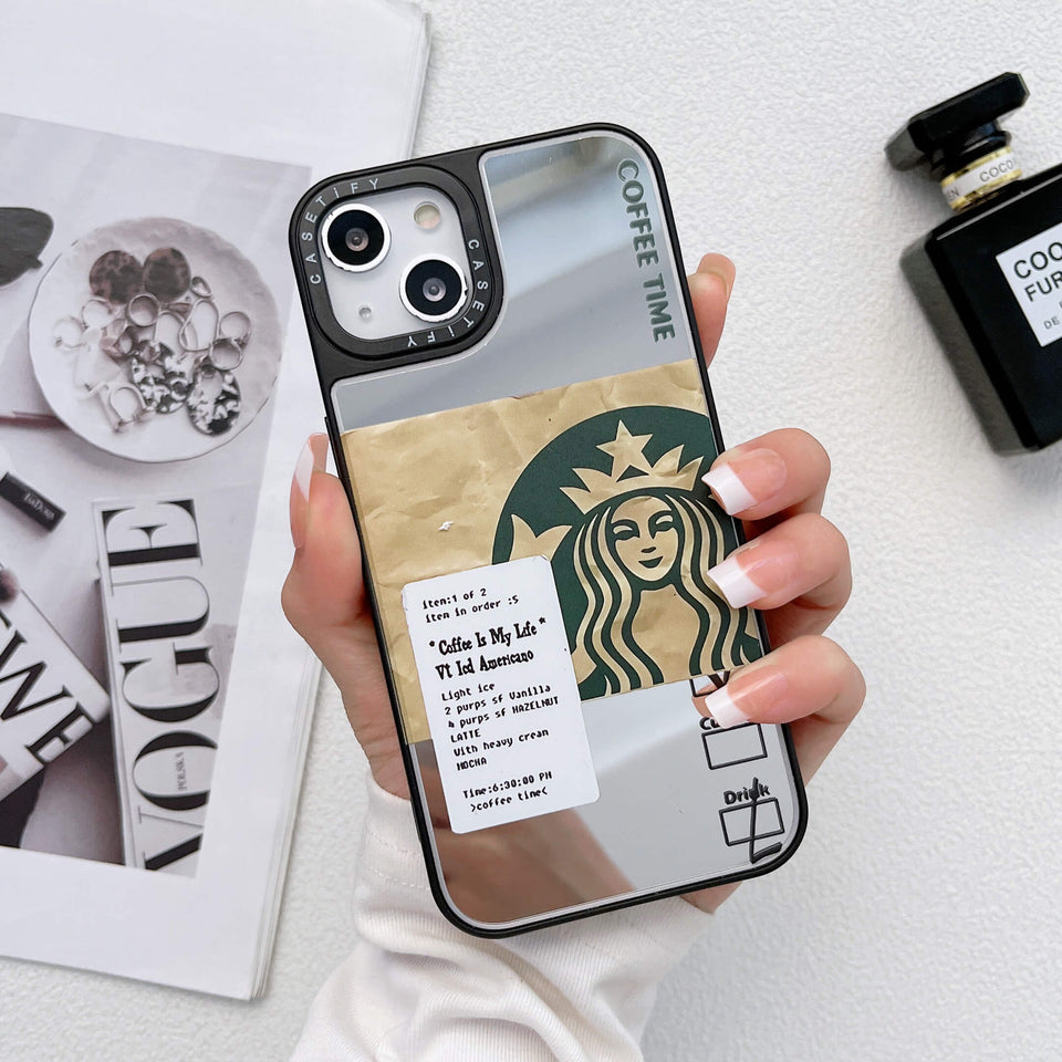 iPhone Luxury Brand Reflective Mirror Phone Case Clearance Sale