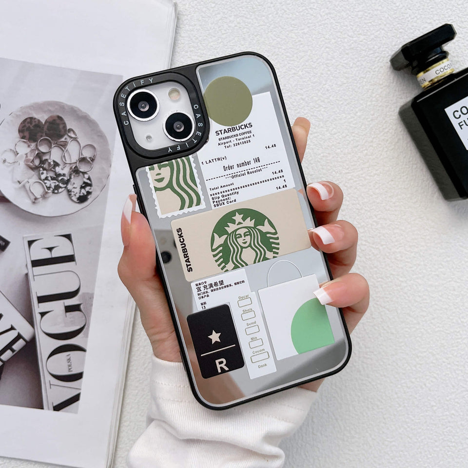 iPhone Luxury Brand Reflective Mirror Phone Case Clearance Sale