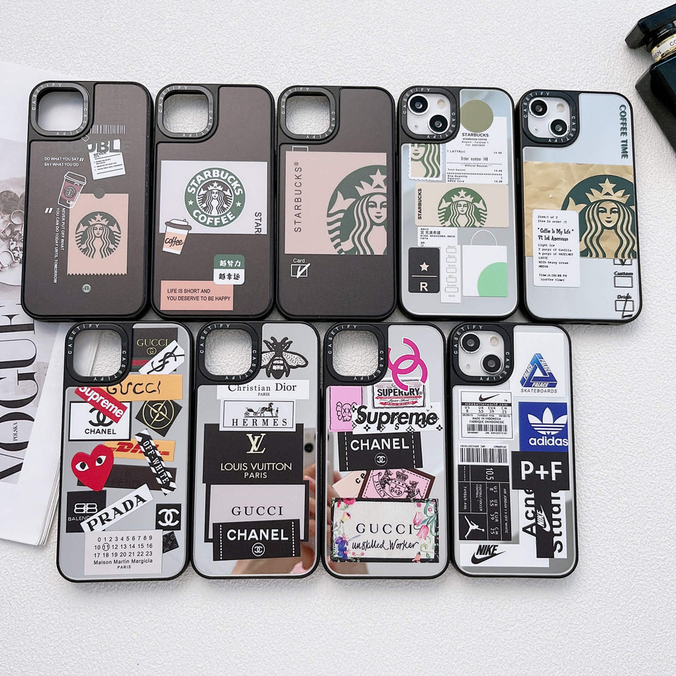 iPhone Luxury Brand Reflective Mirror Phone Case Clearance Sale