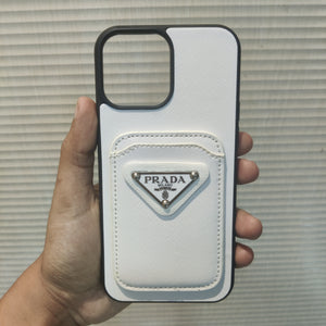 iPhone Luxury Brand Card Holder Leather Case Cover