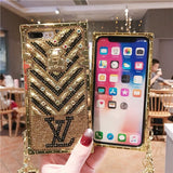 iPhone Luxury Branded Trunk Gold Phone Case