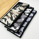 Samsung Galaxy S23 Ultra Camouflage Pattern Bumper Case Cover