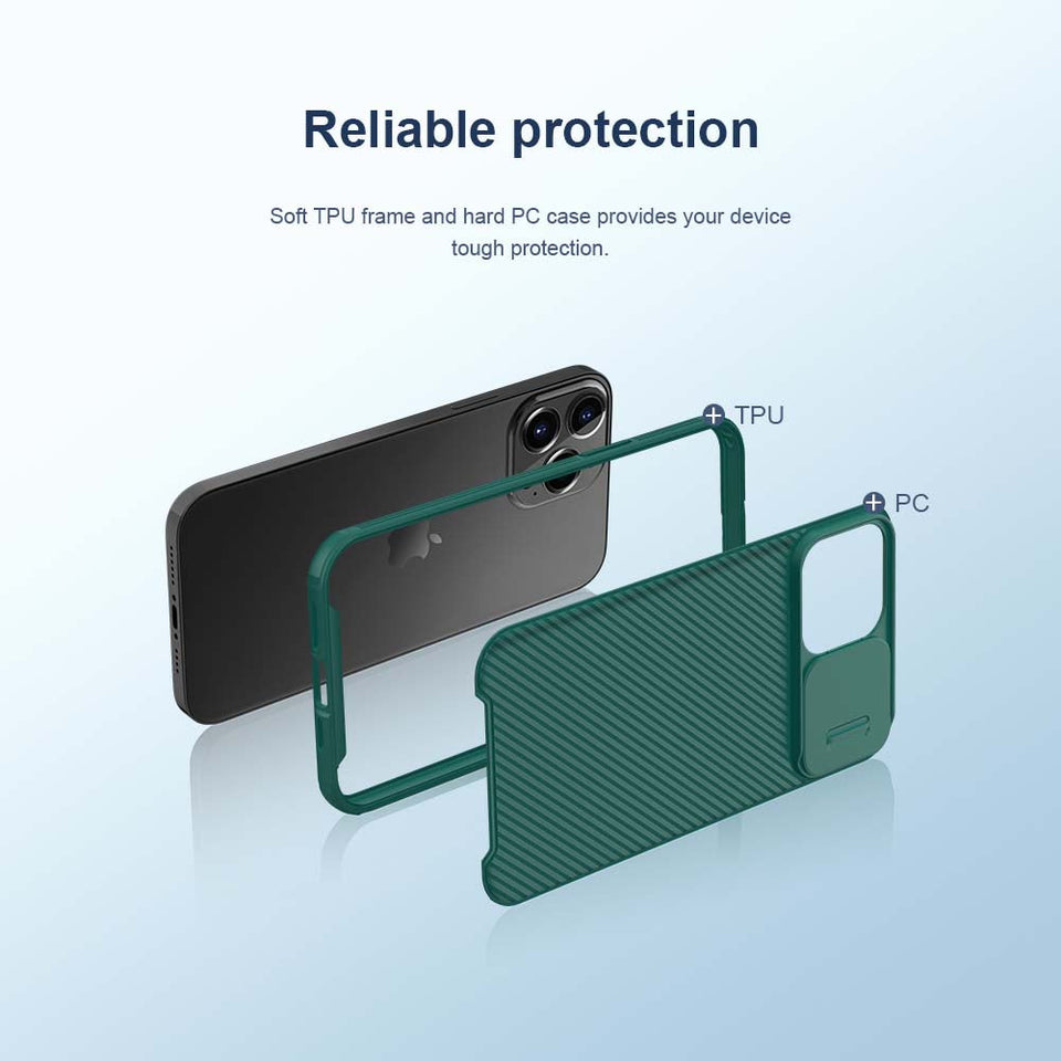Nillkin Camshield Pro Shockproof Case For iPhone 13 Black Clearance Sale