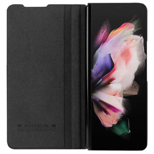 Nillkin Qin Leather Case Cover For Samsung Z Fold 3 Black